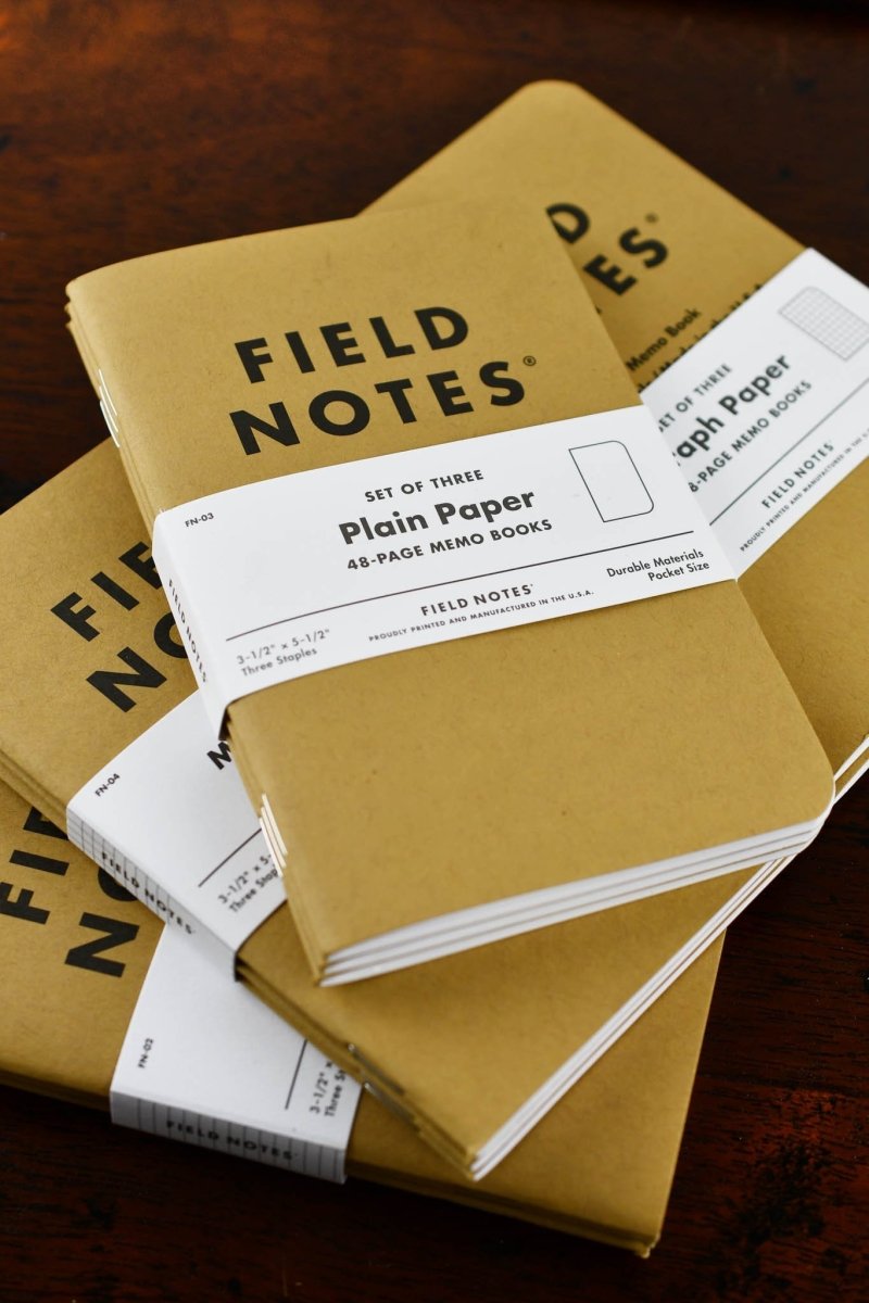 Field Notes Original Kraft 三入包裝