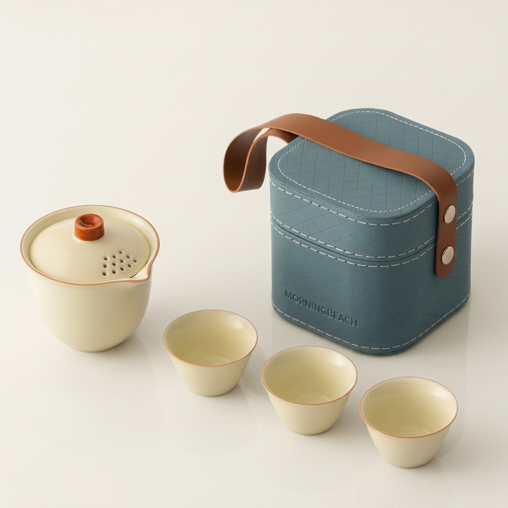 汝窯旅行茶具組