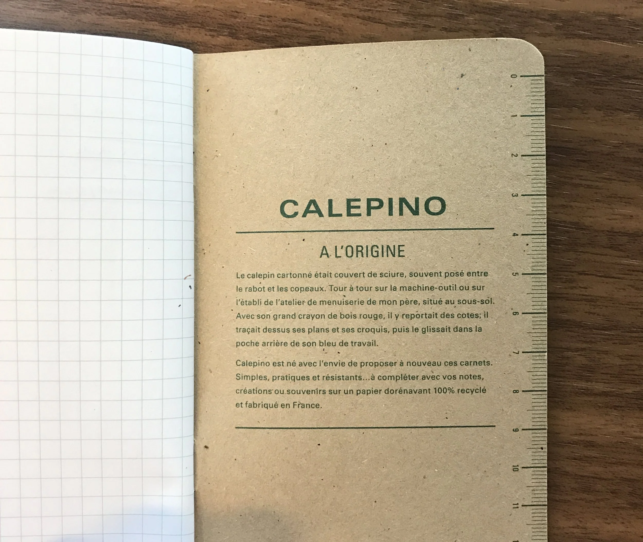 Calepino 口袋筆記本再生卡紙封面